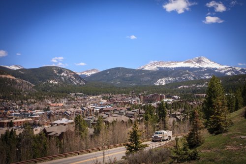 Looking over Breckenridge